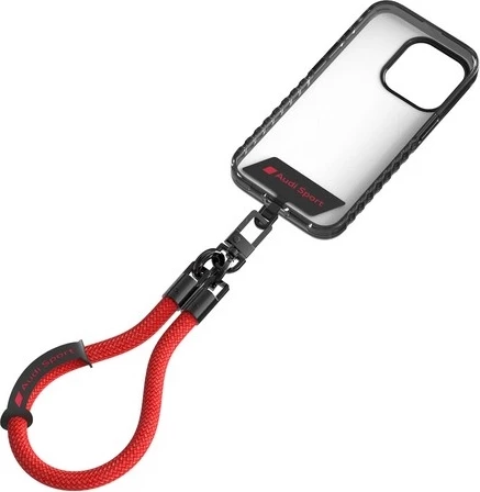 Litar për qafë për celular Audi Universal 28cm x 10mm, Kuq