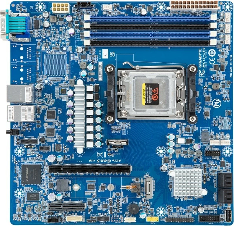 Pllakë amë Gigabyte MC13-LE0, micro ATX, Blu
