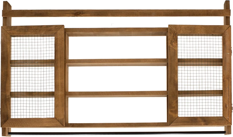 Raft muri për kuzhinë Puro, ngjyrë arre, 100x9x60cm