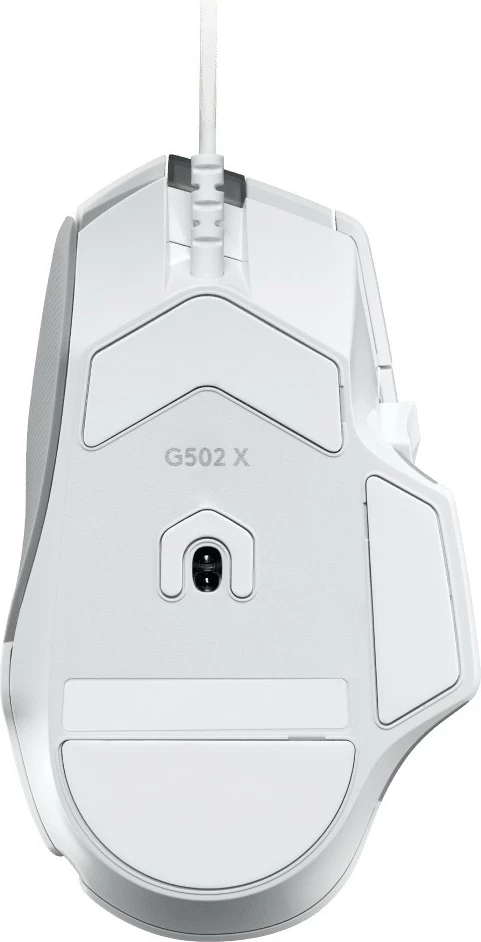 Maus gaming Logitech G502 X, USB, i bardhë