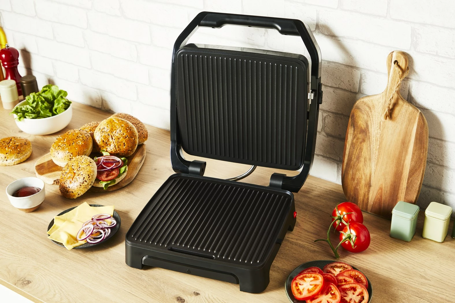 Grill elektrik Tefal Inicio Adjust GC272D10, çelik inoks