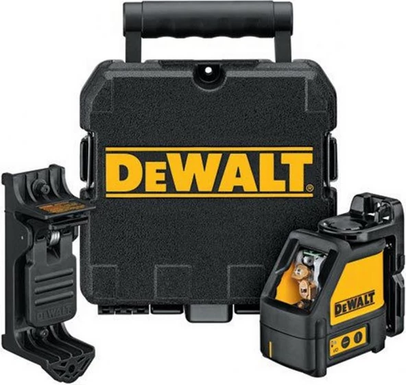 Laser kryq DeWalt DW088K, rreze e kuqe, 15 m, me bateri dhe kuti