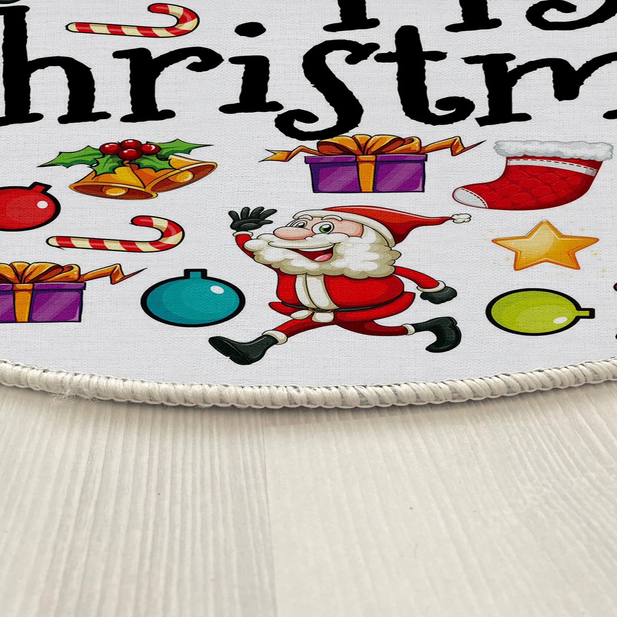 Qilim i rrumbullakët, shumëngjyrësh, 160cm, Conceptum Hypnose, Woopamuk444