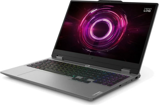 Laptop Lenovo LOQ 15AHP10, 15.6", AMD Ryzen 5, 32 GB RAM, 512 GB SSD, GeForce RTX 5050 8 GB, Luna Grey