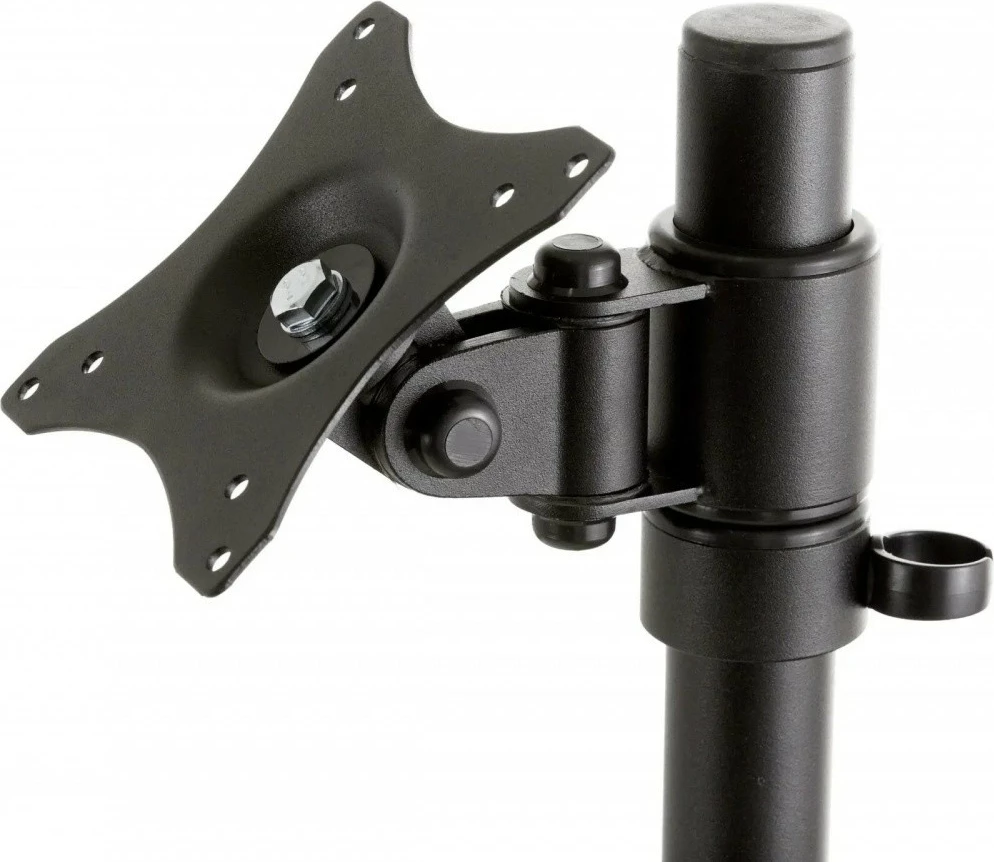 Mbajtës tavoline për monitor Edbak SV01, Metal, 19-27", i zi/argjendtë