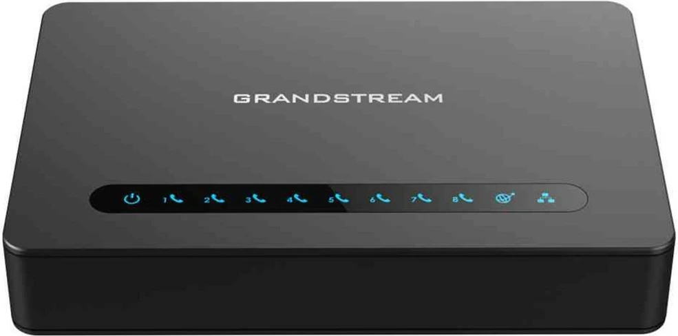 Gateway VoIP Grandstream HT818, 8 porte FXS, router NAT Gigabit