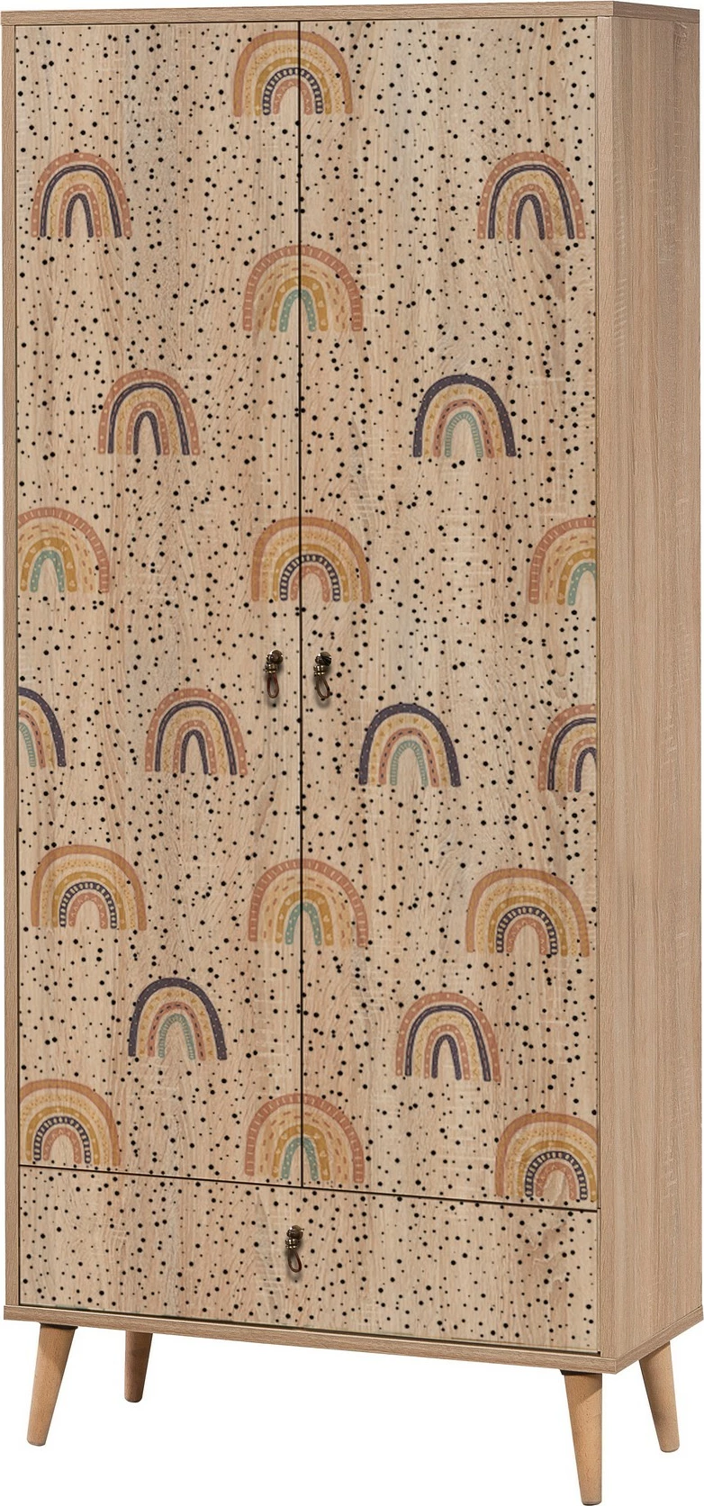 Dollap Hanah Home, City Gardrop Rainbow, shumëngjyrësh