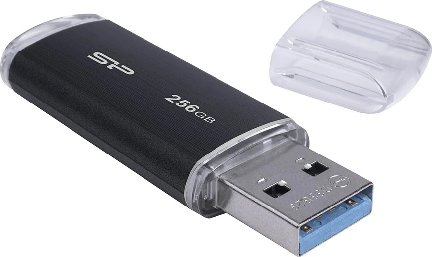 USB Flash Drive Silicon Power Blaze B02, USB-A, 256GB, e zezë