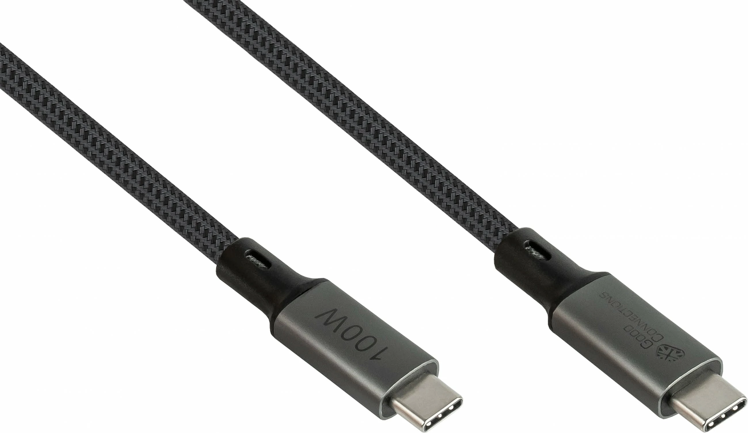 Kabëll USB-C GoodConnections 4.0, 1m, 100W, Anthrazit
