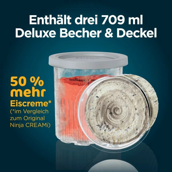 Aparati për akullore Ninja CREAMi Deluxe, 2.1 L, 800 W
