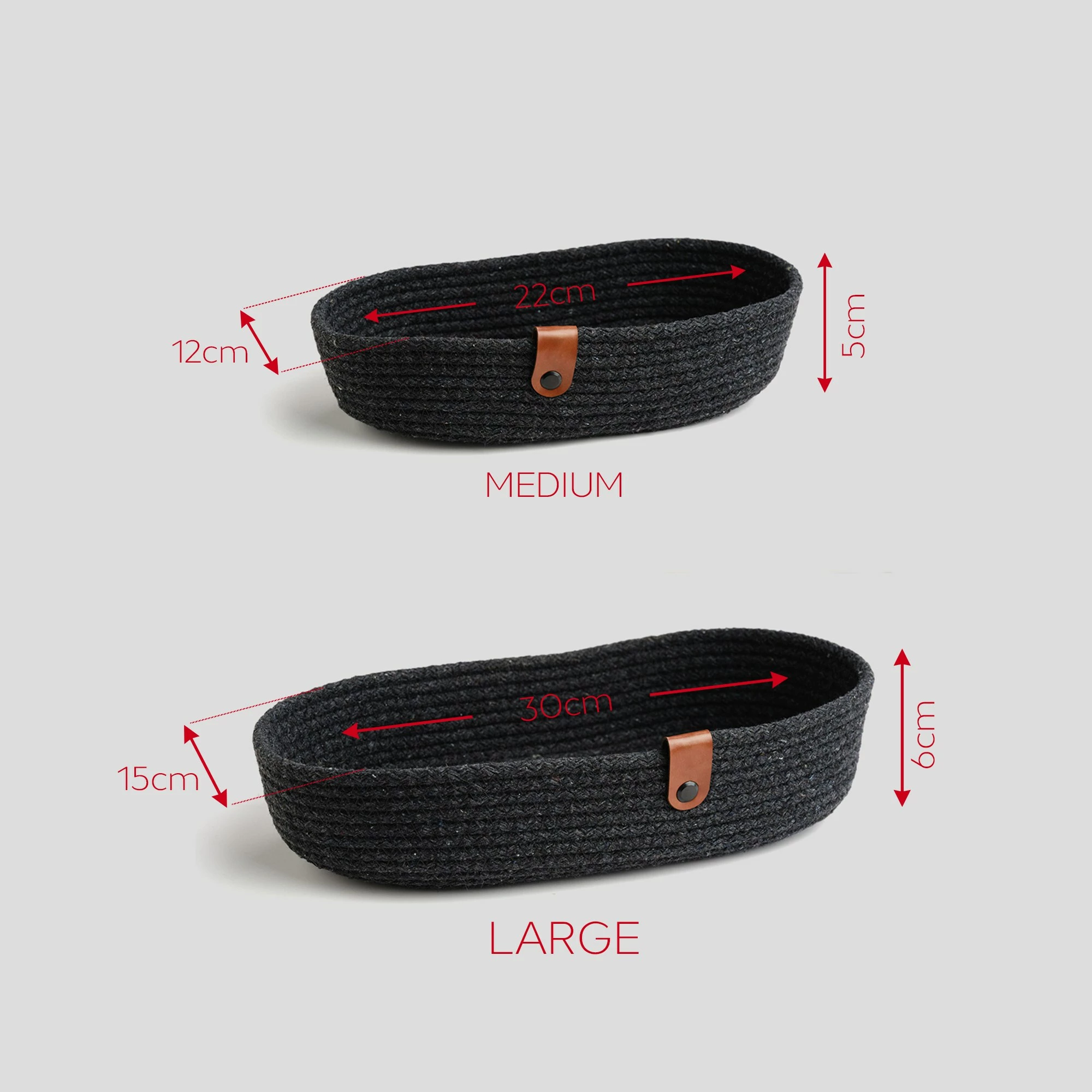 Set shporta pambuku për bukë (4 copë), Aberto Design, JUT01001127D