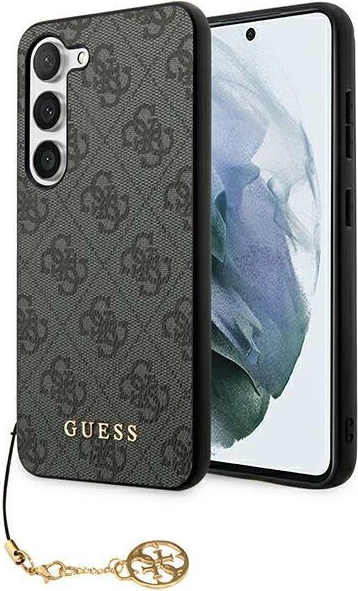 Mbështjellës Guess 4G Charms Collection për Samsung Galaxy A35, i zi