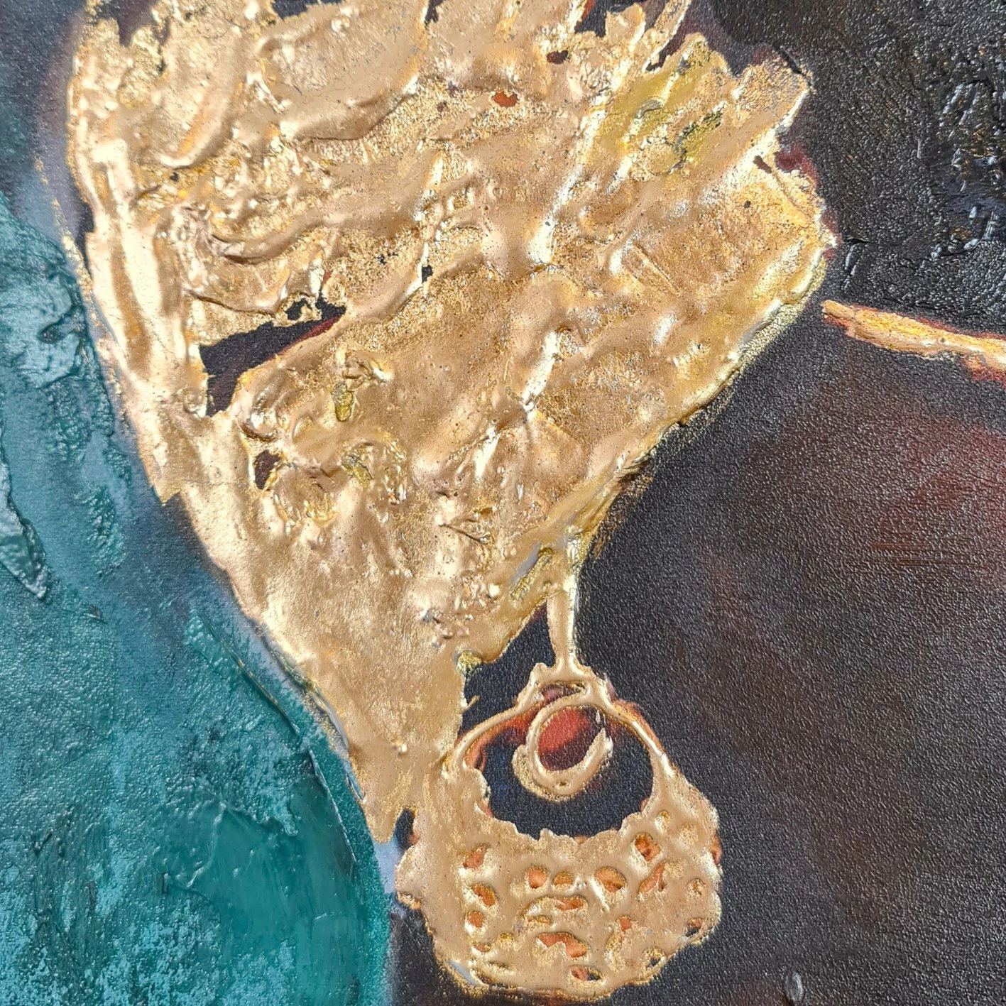 Pikturë dekorative me vaj, shumëngjyrëshe, Wallity, OPG4343422, 70x100cm
