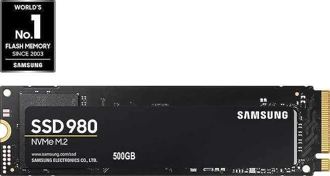 SSD Samsung 980, 500 GB, M.2, PCI Express 3.0, NVMe, i zi