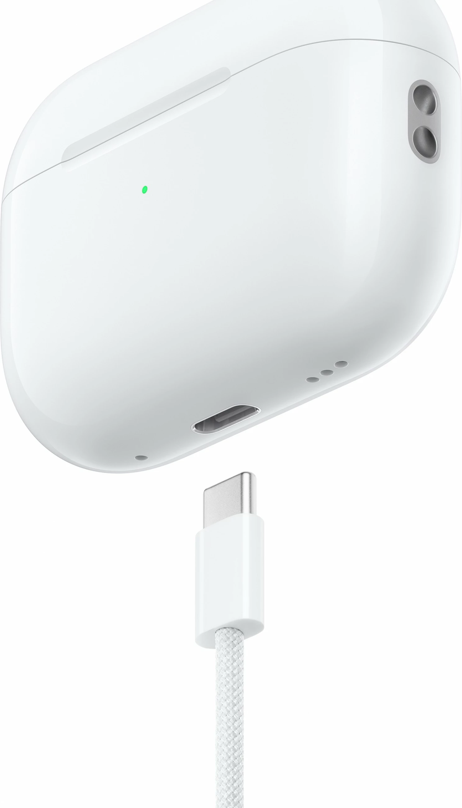 APPLE AirPods Pro (2nd Generation) – Me kuti karikimi MagSafe USB-C, Ngjyrë e bardhë