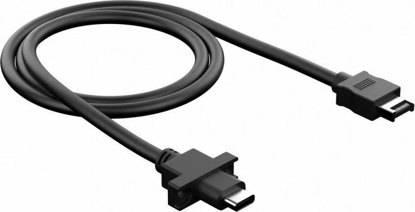 USB kabllo Fractal Design FD-A-USBC-001 USB-A në USB-C 0.7 m USB 3.2 Gen 2, e zezë