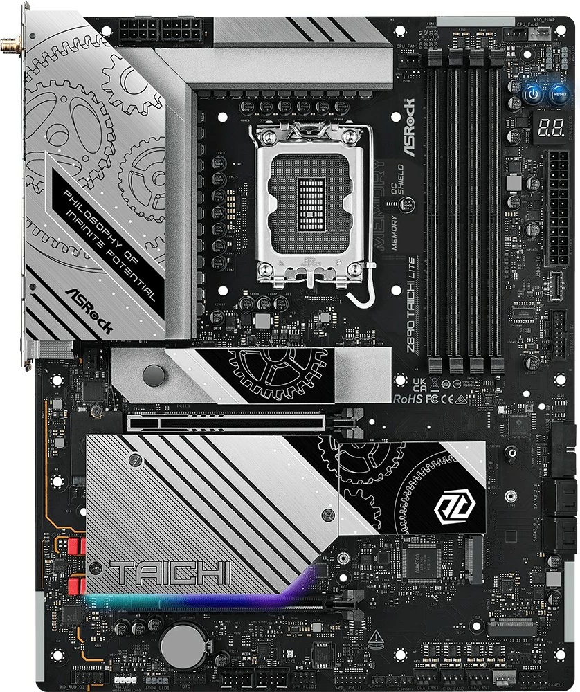 Pllakë amë ASRock Z890 Taichi Lite, Intel, LGA 1851, DDR5, 256 GB
