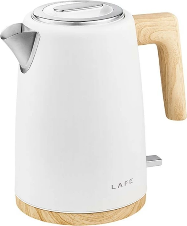 Ibrik elektrik Lafe Scandi Pro, 1.7L, Bardhë/Dru