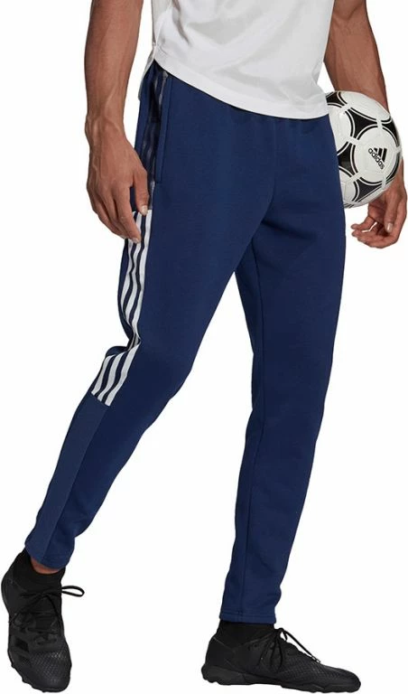 Pantallona sportive adidas për meshkuj, blu marin