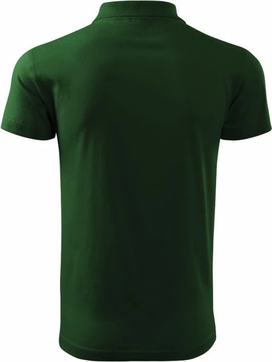 Fanellë polo për meshkuj Malfini, ngjyrë jeshile e errët