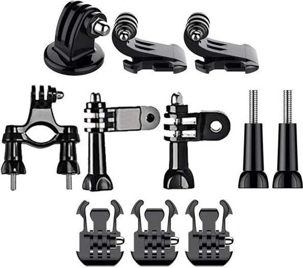 Set aksesorë për kamera sportive, Hurtel, 50-në-1, për GoPro/SJCAM