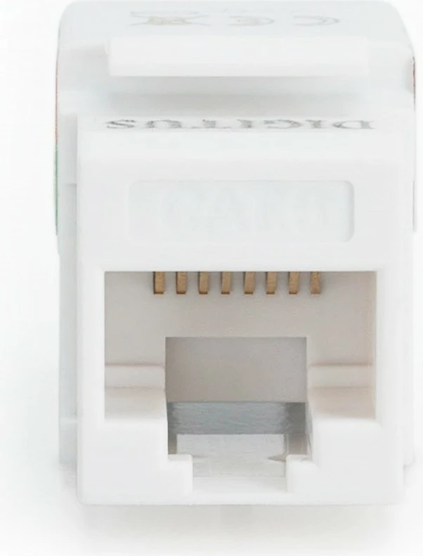 Modul Keystone RJ45 Digitus DN-93601, Kategoria 6, UTP, Bardhë
