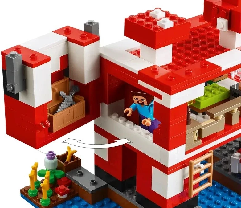 Set LEGO Minecraft 21270 Mooshroom House