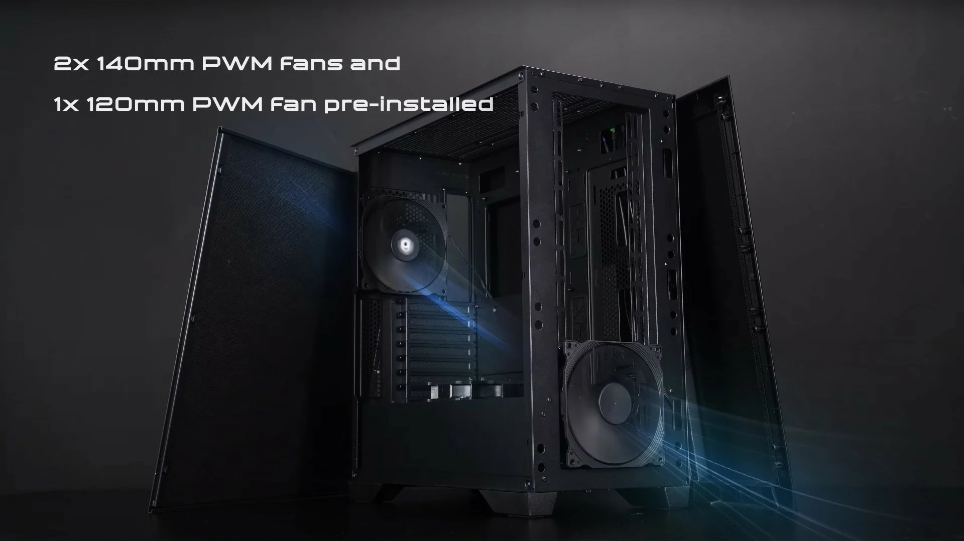 Kasë Chieftec Midi APEX GA-01B-Q-OP, ATX, EATX, ITX, micro ATX, Mini-ITX, SSI CEB, SSI EEB, uATX, e zezë