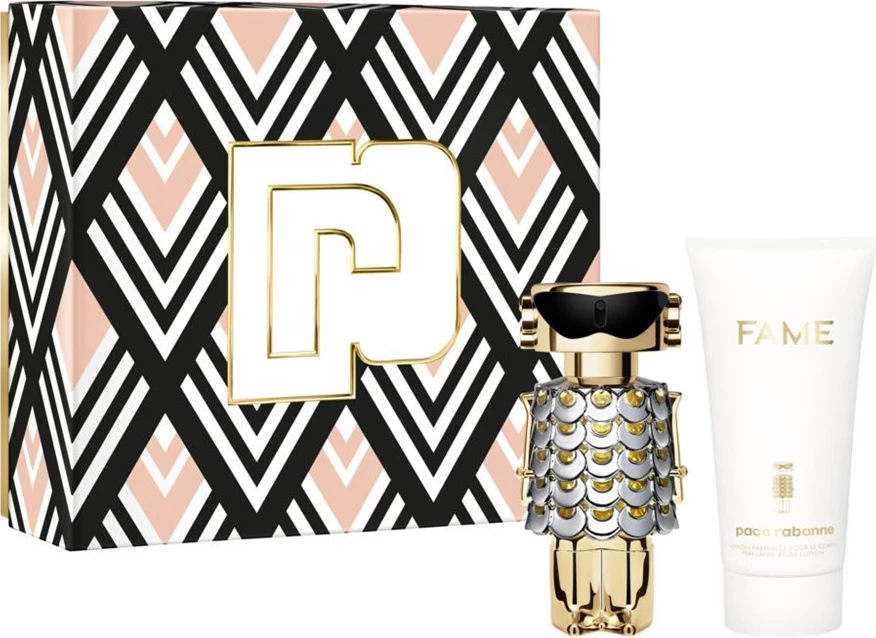 Set Eau de Parfum për femra Paco Rabanne Fame, 50ml + 75ml