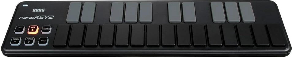 Kontrollues MIDI Korg nanoKEY 2, 25 taste, i zi