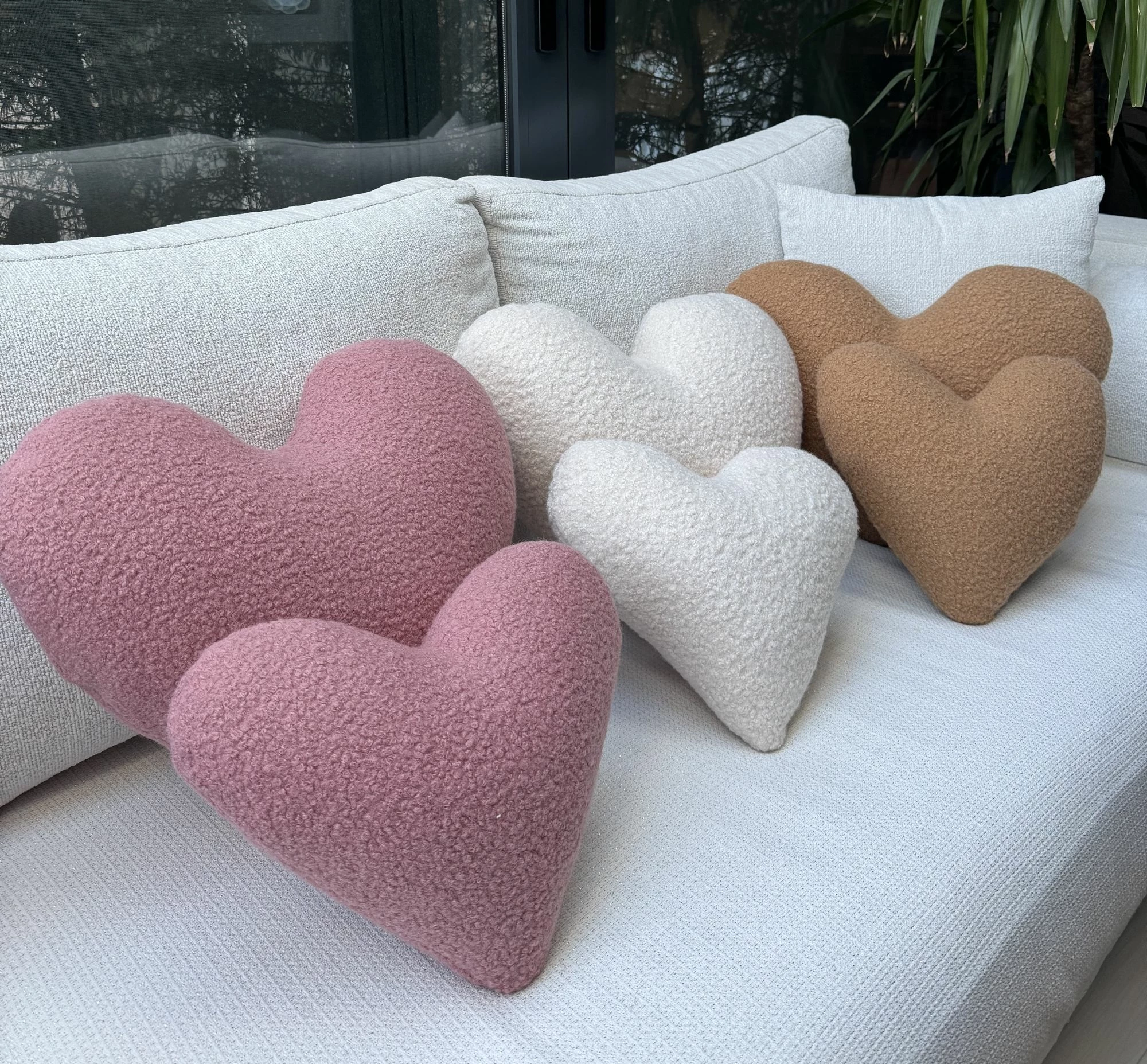 Jastëk zemër, Evila Originals, Teddy Kalp Small, bezhë e çelët