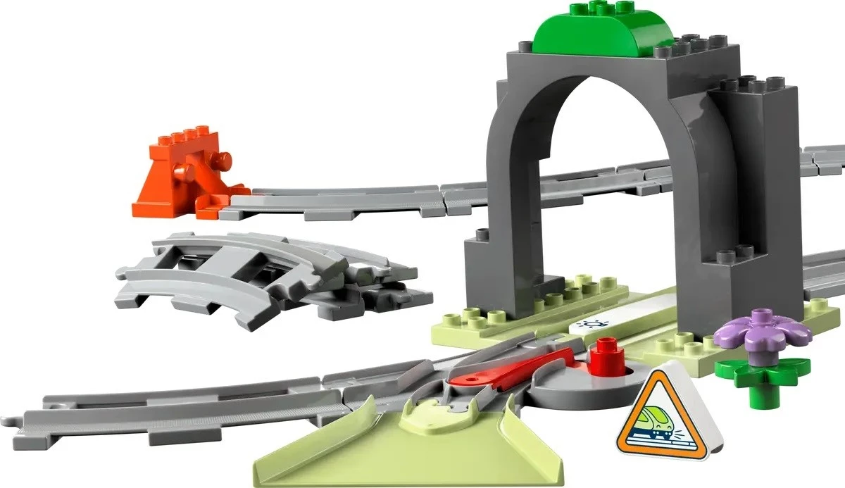 Set hekurudhor LEGO DUPLO 10425 Tunel dhe Shina, 20 pjesë