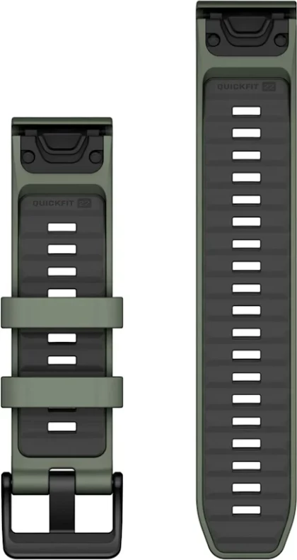 Rrip për smartwatch Garmin QuickFit® 22 Bands, Willow/Graphite Silicone