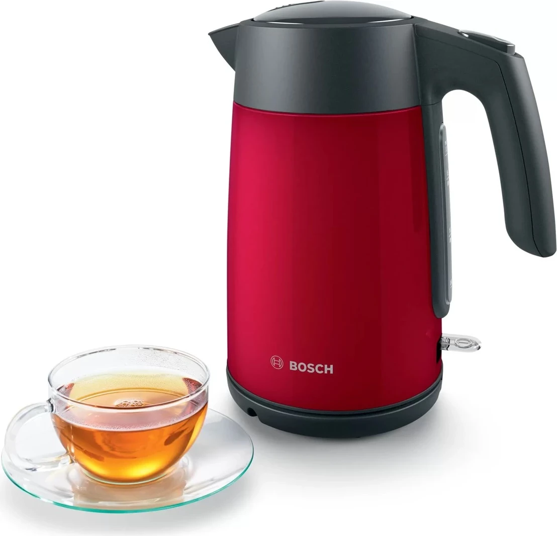 Vluese uji Bosch TWK7L464, 1.7L, 2400W, e kuqe