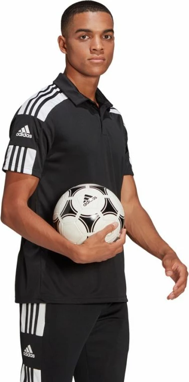 Maicë polo për meshkuj adidas, e zezë