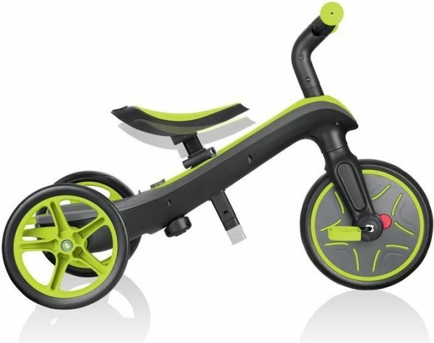 Biçikletë për fëmijë Globber Explorer Trike 4in1, e zezë dhe e verdhë