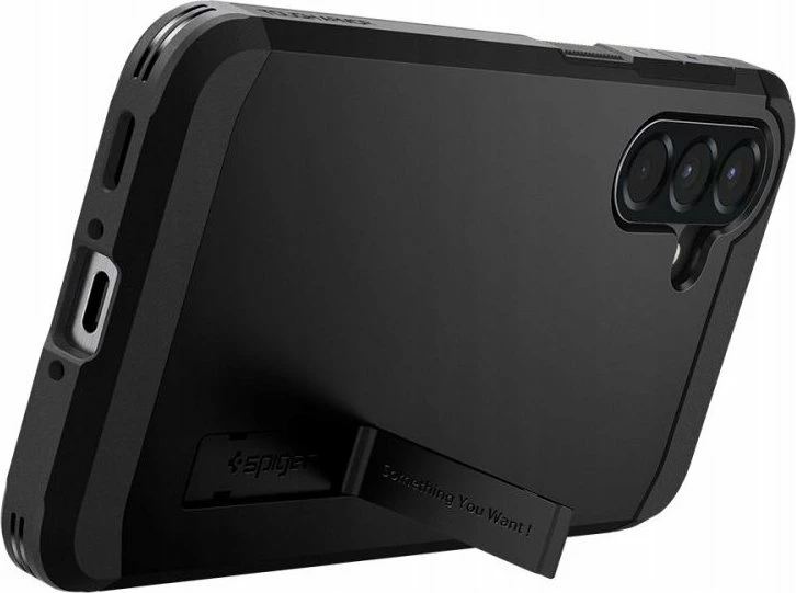 Mbështjellës Spigen Tough Armor ACS09294 për Samsung Galaxy A56 5G, MagSafe, me mbajtëse, i zi