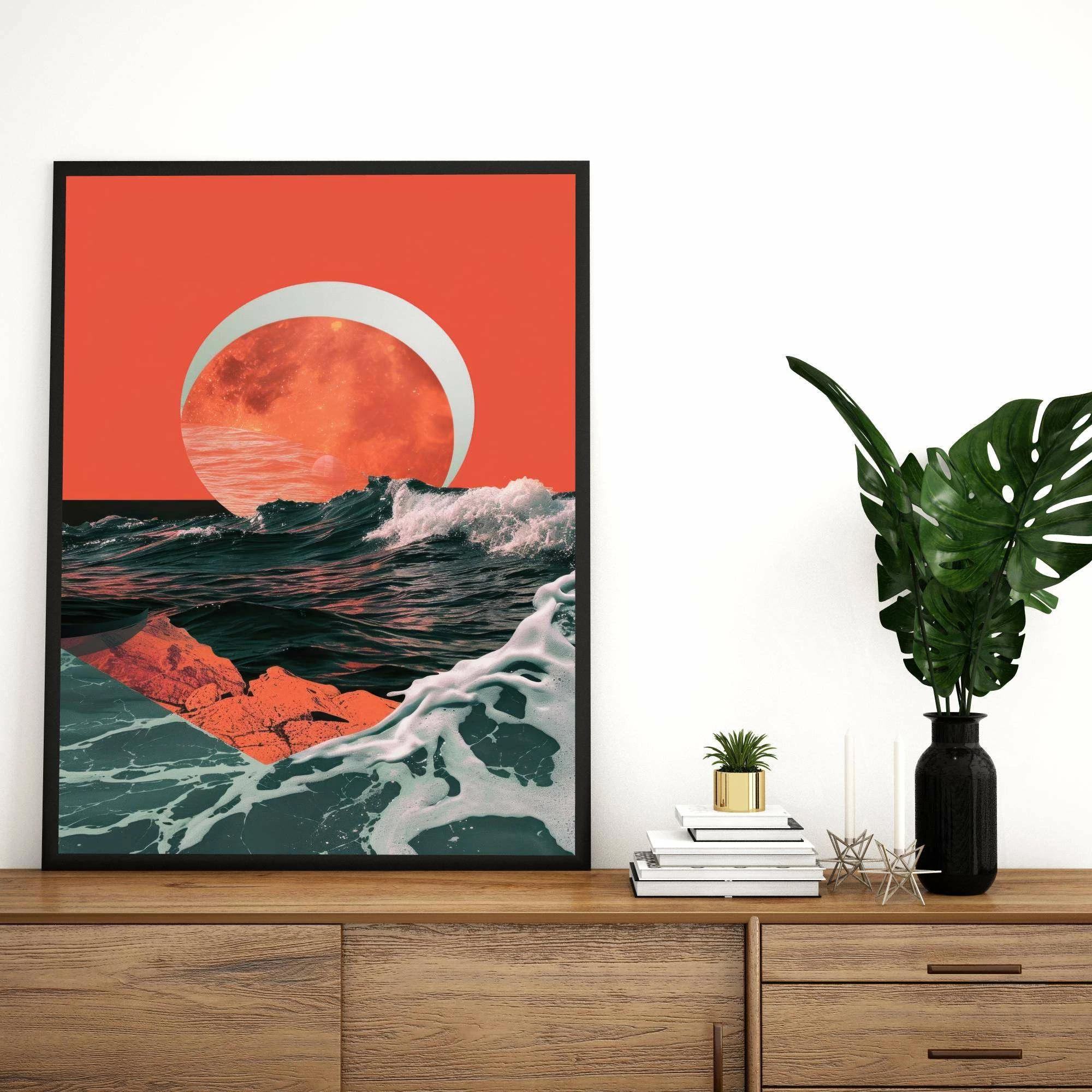 Pikturë dekorative me kornizë MDF, Wallity, Mp-00117, 50x70cm