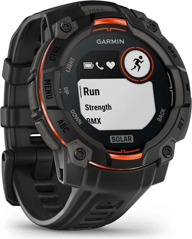 Smartwatch Garmin Instinct® 3 Solar, Black, 45 mm