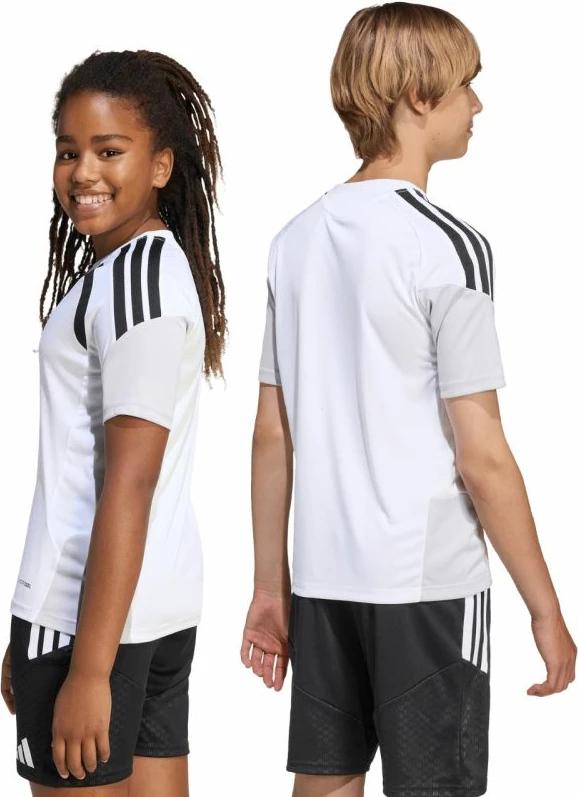 Fanellë trajnimi për fëmijë adidas Tiro 26 Competition KA7603, bardhë/zezë [Madhësia: 140 cm]