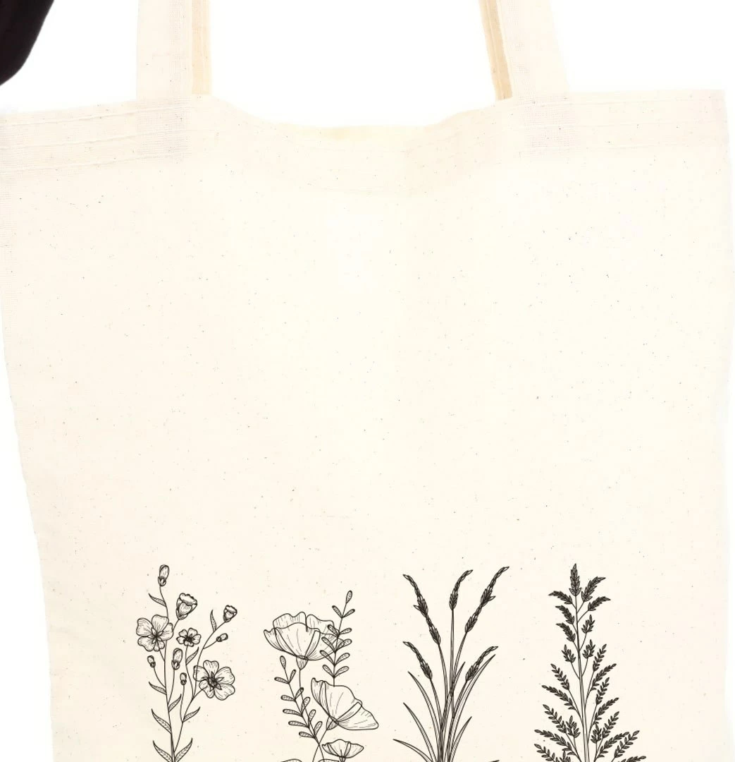 Torbë tote Zoozie Bags, krem, 35x40cm