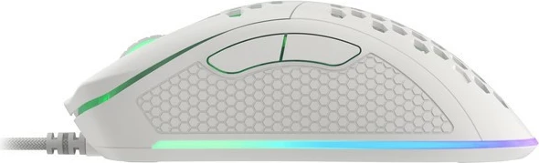 Maus gaming Genesis Krypton 555, 8000 DPI, RGB, i bardhë