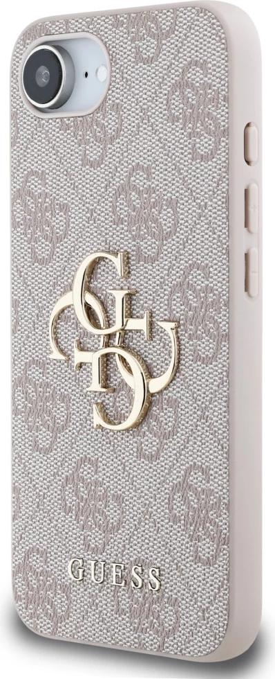 Mbështjellës Guess 4G Big Logo për iPhone 16e, Rozë