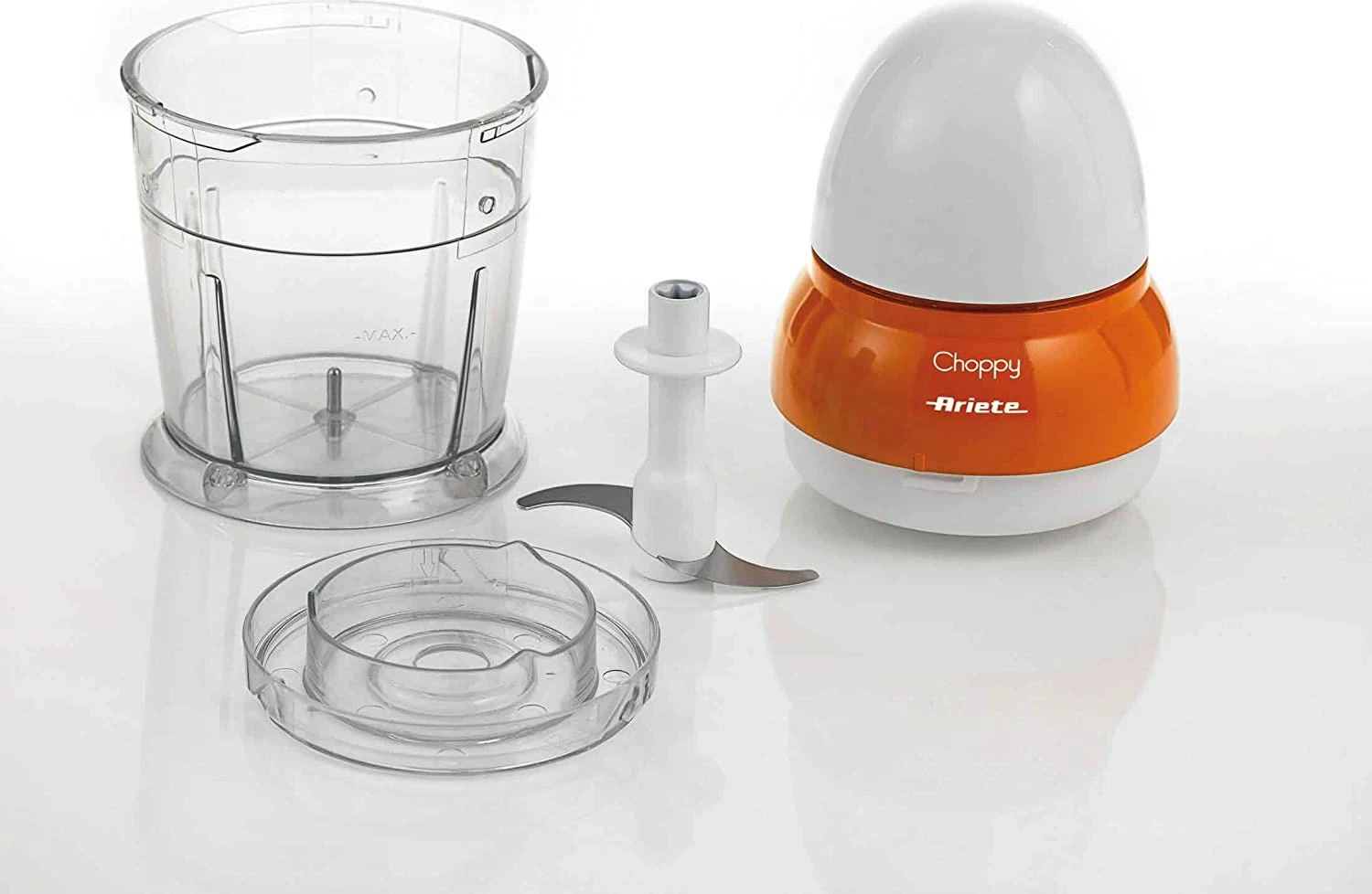 Tritatutto Ariete Choppy 1836, 250ml, 160W, bardhë/portokalli