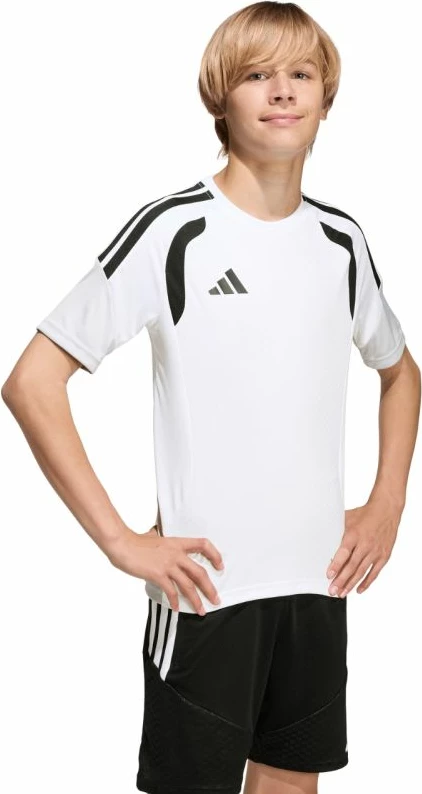 Fanellë trajnimi për fëmijë adidas Tiro 26 Competition KA7603, bardhë/zezë [Madhësia: 140 cm]