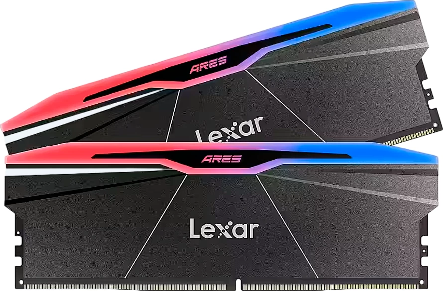 RAM Memorje Lexar Ares 2nd Gen 32GB (2x16GB) DDR5 6000MHz CL30 DIMM RGB, e zezë