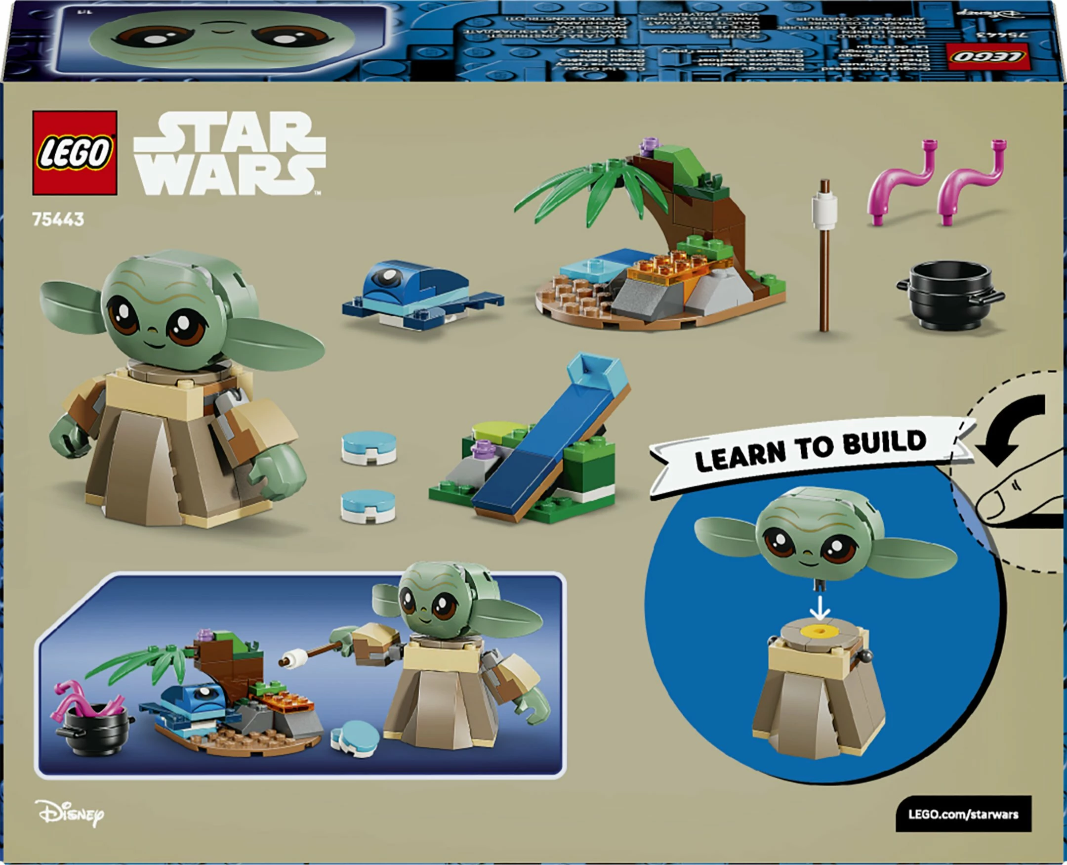 Set LEGO Star Wars Grogu’s Home 75443, 107 copë, 4+