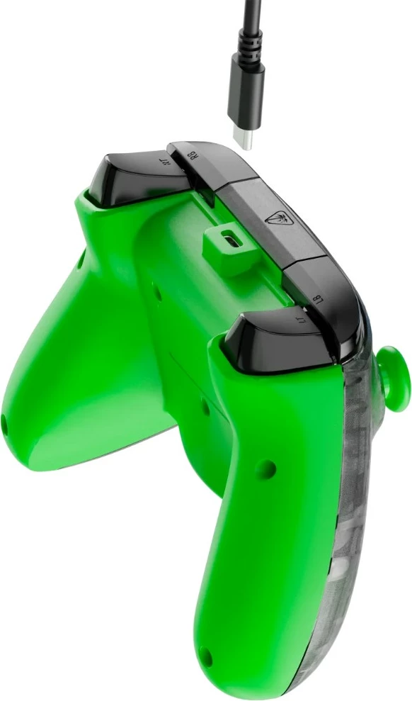 Kontroller i kablluar Turtle Beach Rematch Core për Xbox/PC, Camo zi/jeshil