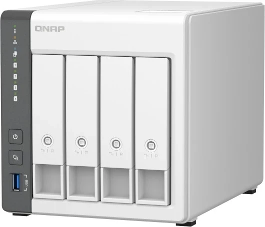 Server NAS Qnap TS-433, 4GB RAM, 4 disqe,  i bardhë