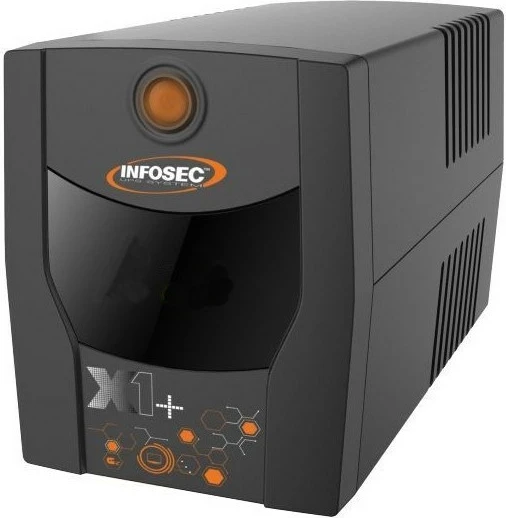 UPS Infosec X1+ 700 IEC, 700VA, 360W, 4x C13, e zezë
